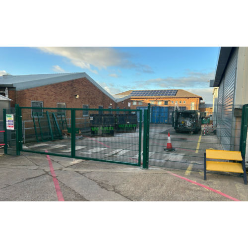 Replace damaged gate and post - Leicester